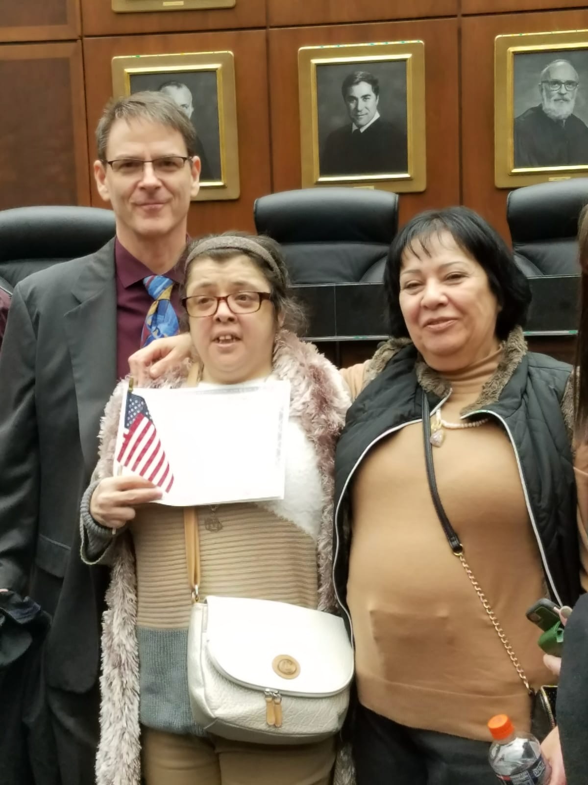 Dima at her citizenship ceremony