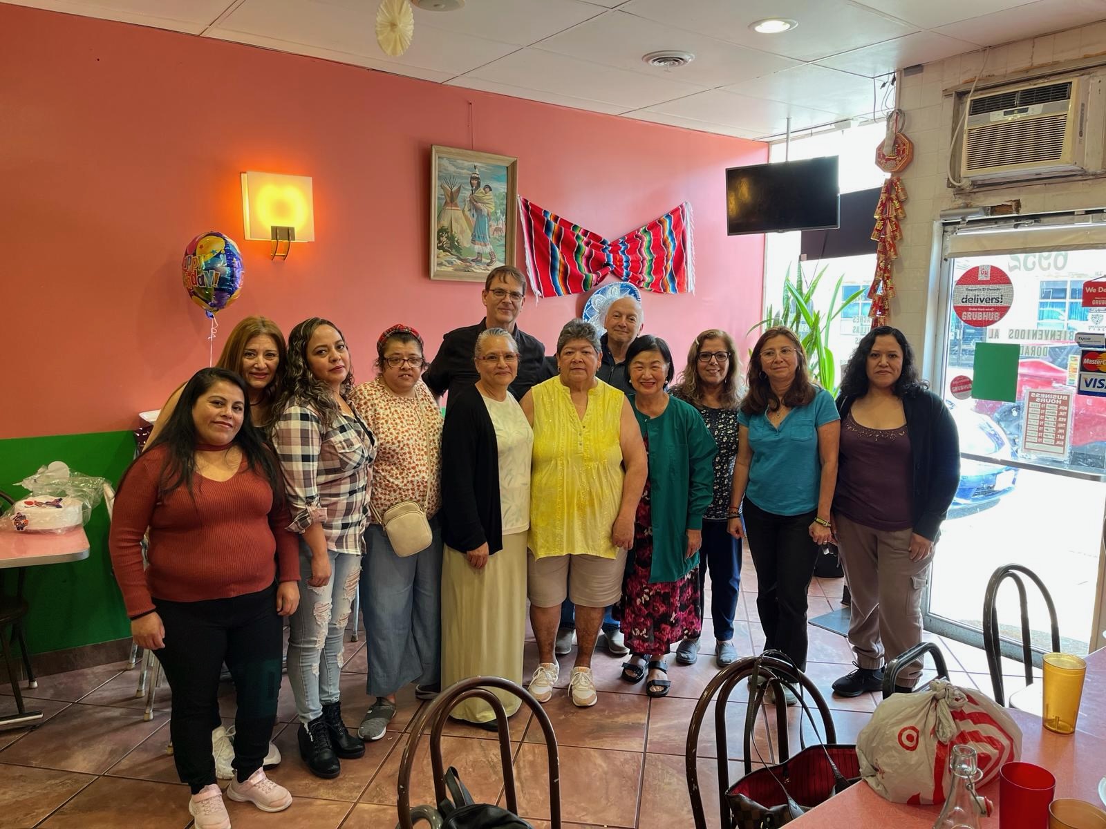 Dima with her class 1