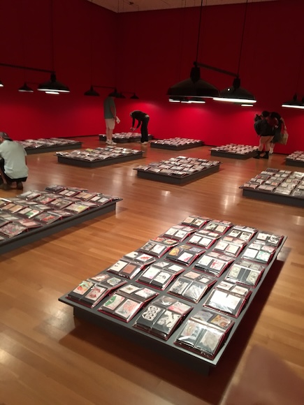 Mark Mothersbaugh working in studio